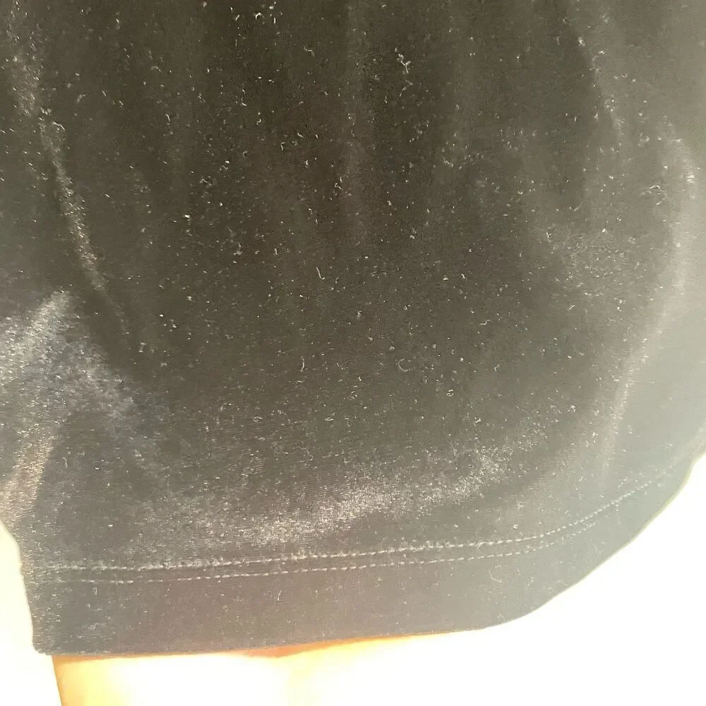 CrewCuts Black Velvet Bell Sleeve Top Girls Size 8 Semi Formal Holiday Preppy